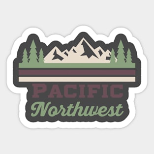 Pacific Northwest sleek design Sticker